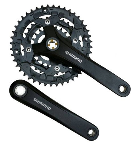 Crank set 48 38 28T 8SP Black