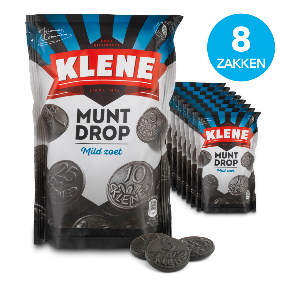 Klene mint liquorice (8x 210gr)