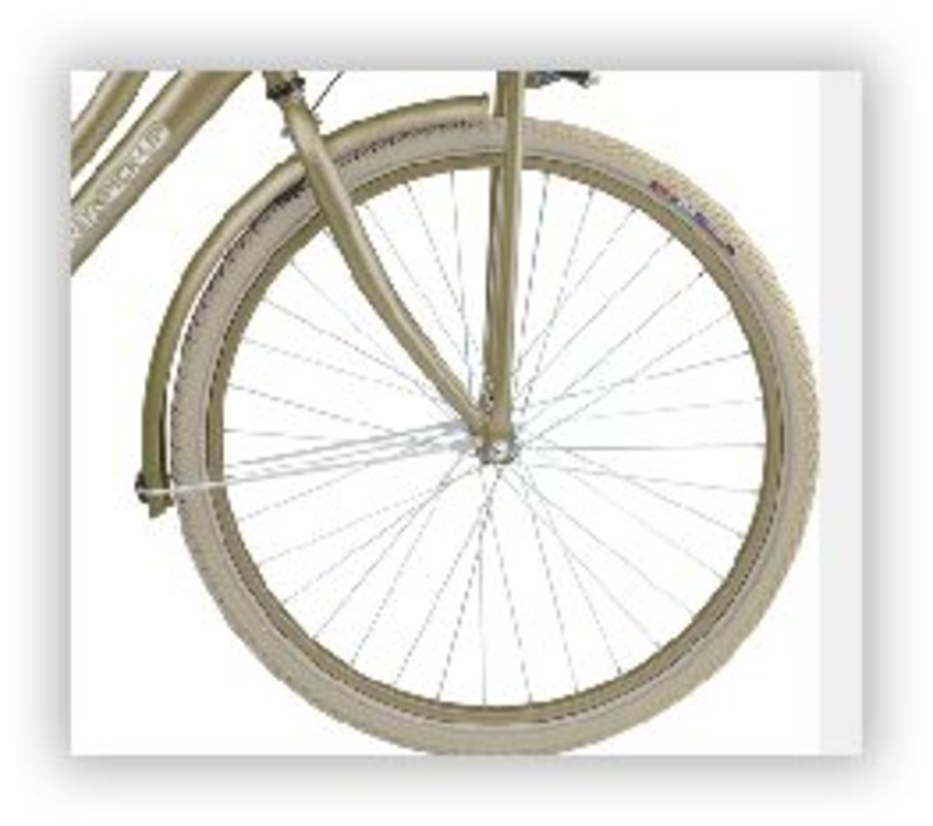 Batavus framhjul 24 pickupfälg silverblond matt