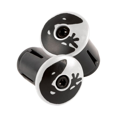 Lizard skins dsp bar tape plugs - diamond white