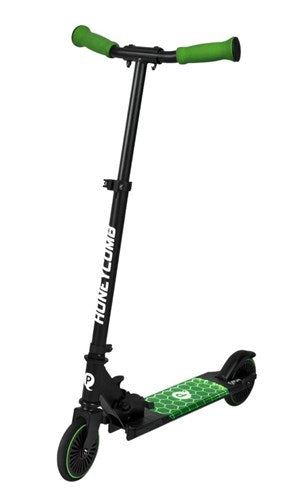 QPlay Honeycomb Step - Children - Green - With LED Lighting - Stunt Step