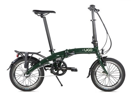 Ugo u.go folding bike 16 inch go i3 nexus 3 freewheel moss green