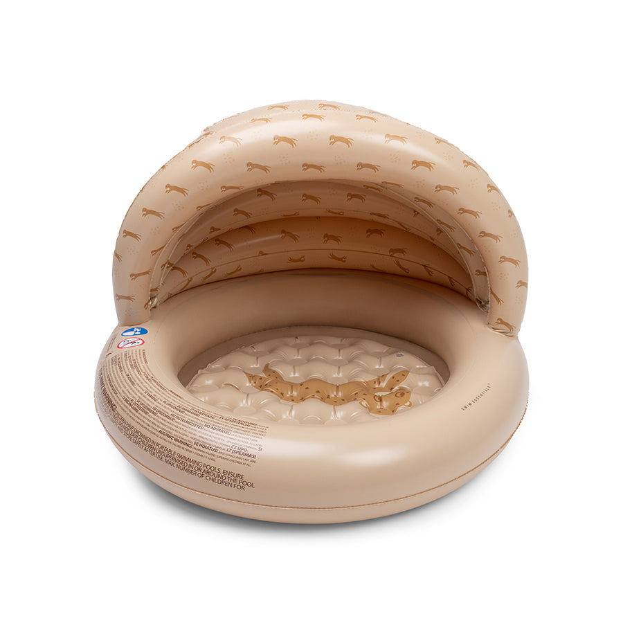 Roamer | piscina marrom ø 100 com guarda-sol
