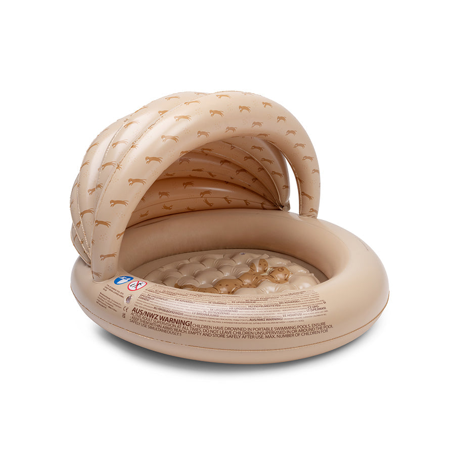 Roamer | piscina marrom ø 100 com guarda-sol