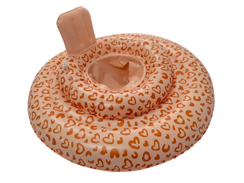 Leopard | orange baby float 0-1 years