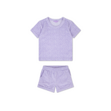 Leopard | flieder Meedercher Set Beach - Muslin