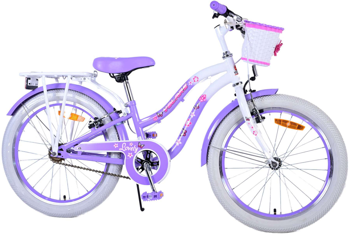 Volare lovely children's bike girls 20 inch purple two hand brakes