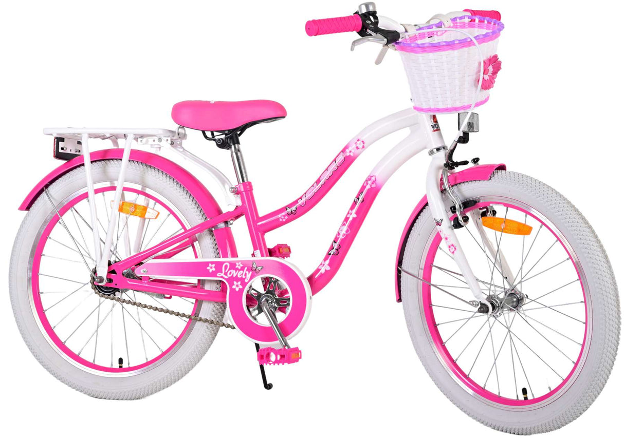 Volare Lovely Children's Bicycle - Girls - 20 inch - Pink