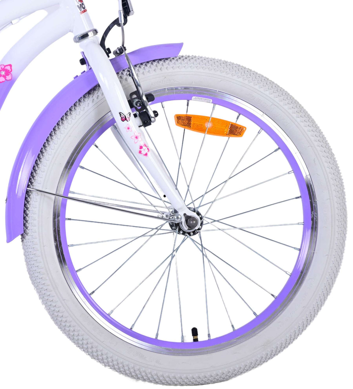 Volare Lovely Children's Bike Girls 20 Inch Purple Two Hand Brakes