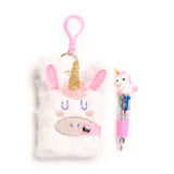 Unicorn magic mini notebook a7 4-color pen