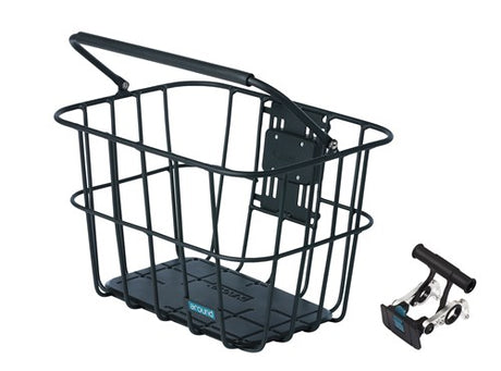 Ronderëm Basket Alu Matt schwaarze Removable M Stenbehandläck