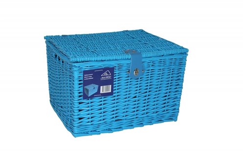 Baker's basket blue large 49x41x32 with lid 300569