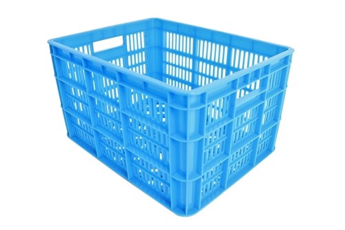 Tormino PVC crate medium blue 32l 41x31x23