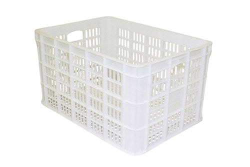Tormino PVC crate large white 49l 48x35x27