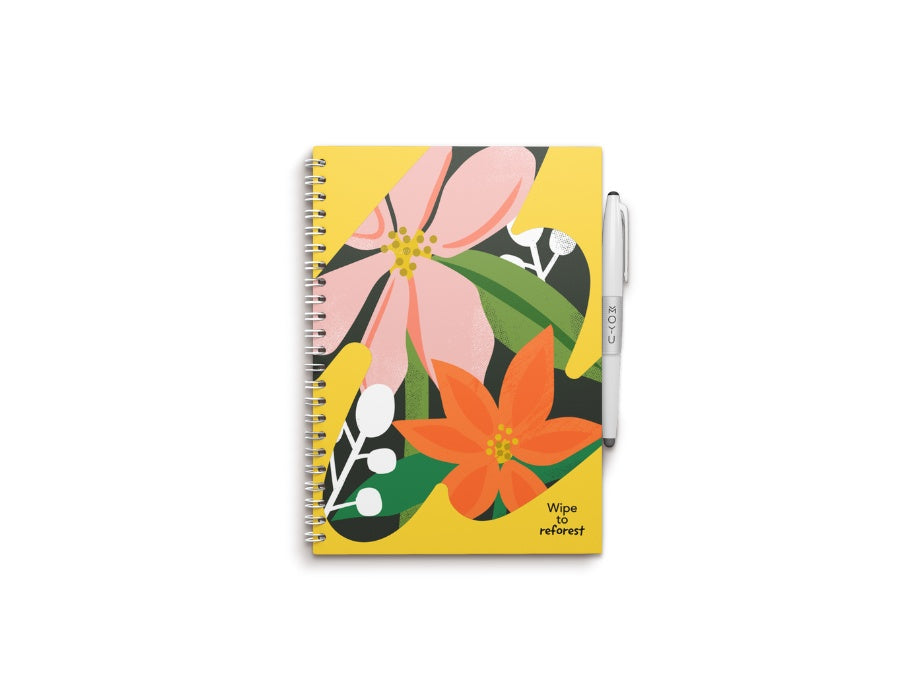 Moyu exchangeable notebook Hardcover A5 Flower Vibes