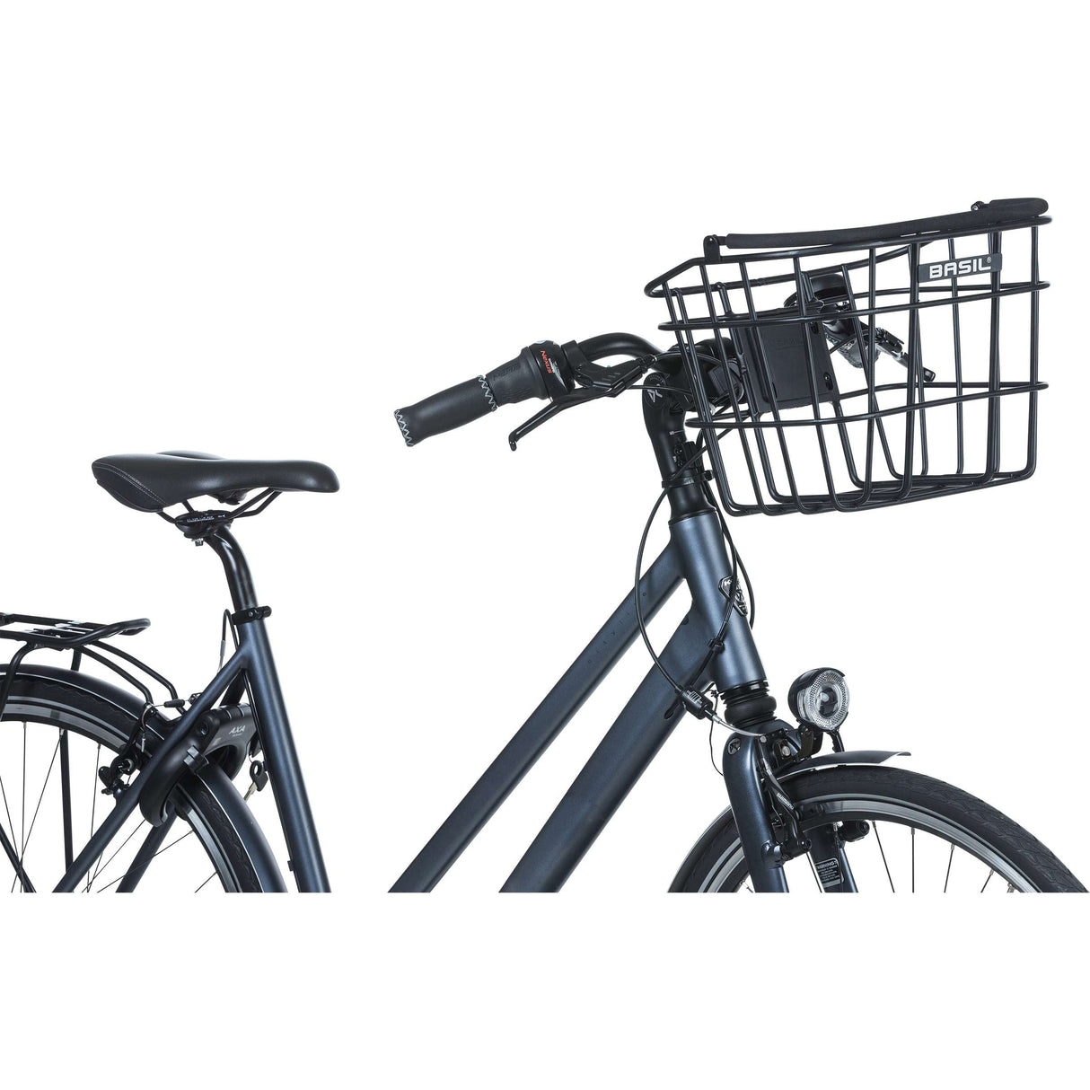 Basil Bremen Alu KF - bicycle basket - front - black