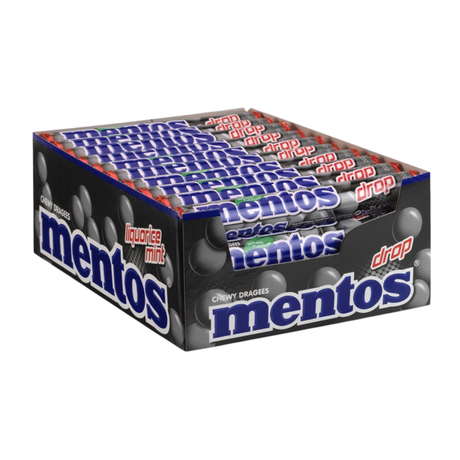 Mentos licorice (40 rolls)
