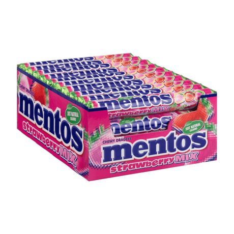 Mentos Strawberry Mix Roll (40 Stéck)