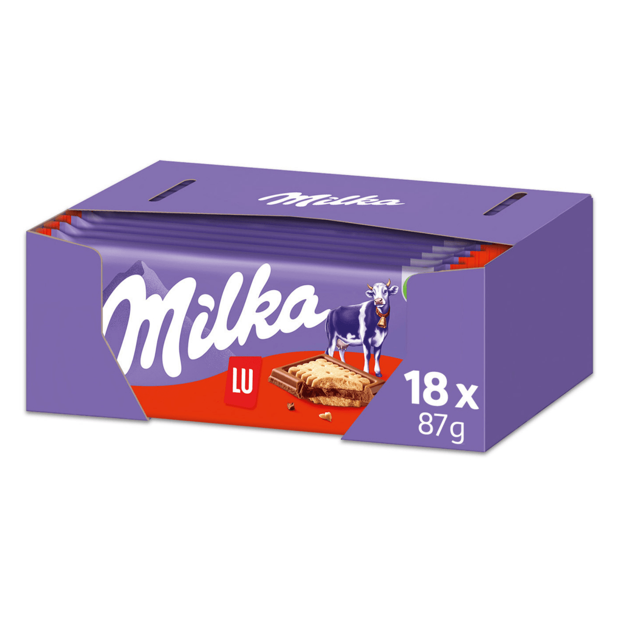 Milka tabletė lu (18x87gr)