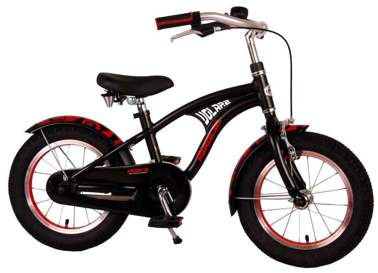 Volare Miracle Cruiser Kinderbike - Jungen - 14 Zoll - Matt Black - Prime Collection