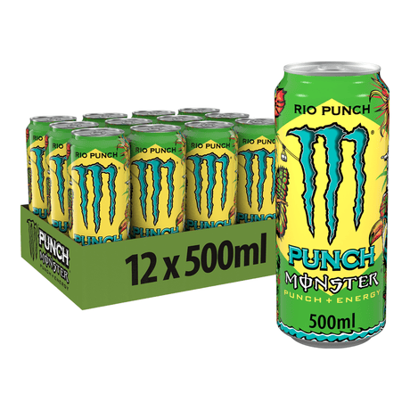 Monster Juiced Rio Punch Can (12x 500ml)