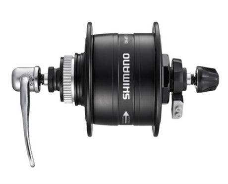 Shimano - Dynamonaaf HD -3d37 3 watt - 36 dier - Center -Lock - Rýchle vydanie - čierna