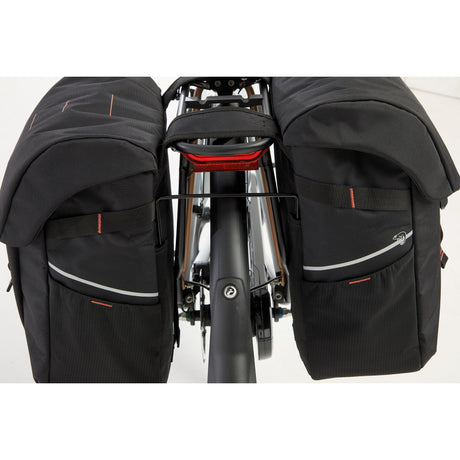 Newlooxs krepšys new looxs vigo double | juoda oranžinė | 40l