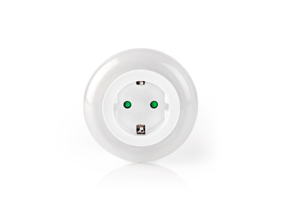 Nedis Night Light Plug + Socket Day Night Capteur 2 couleurs