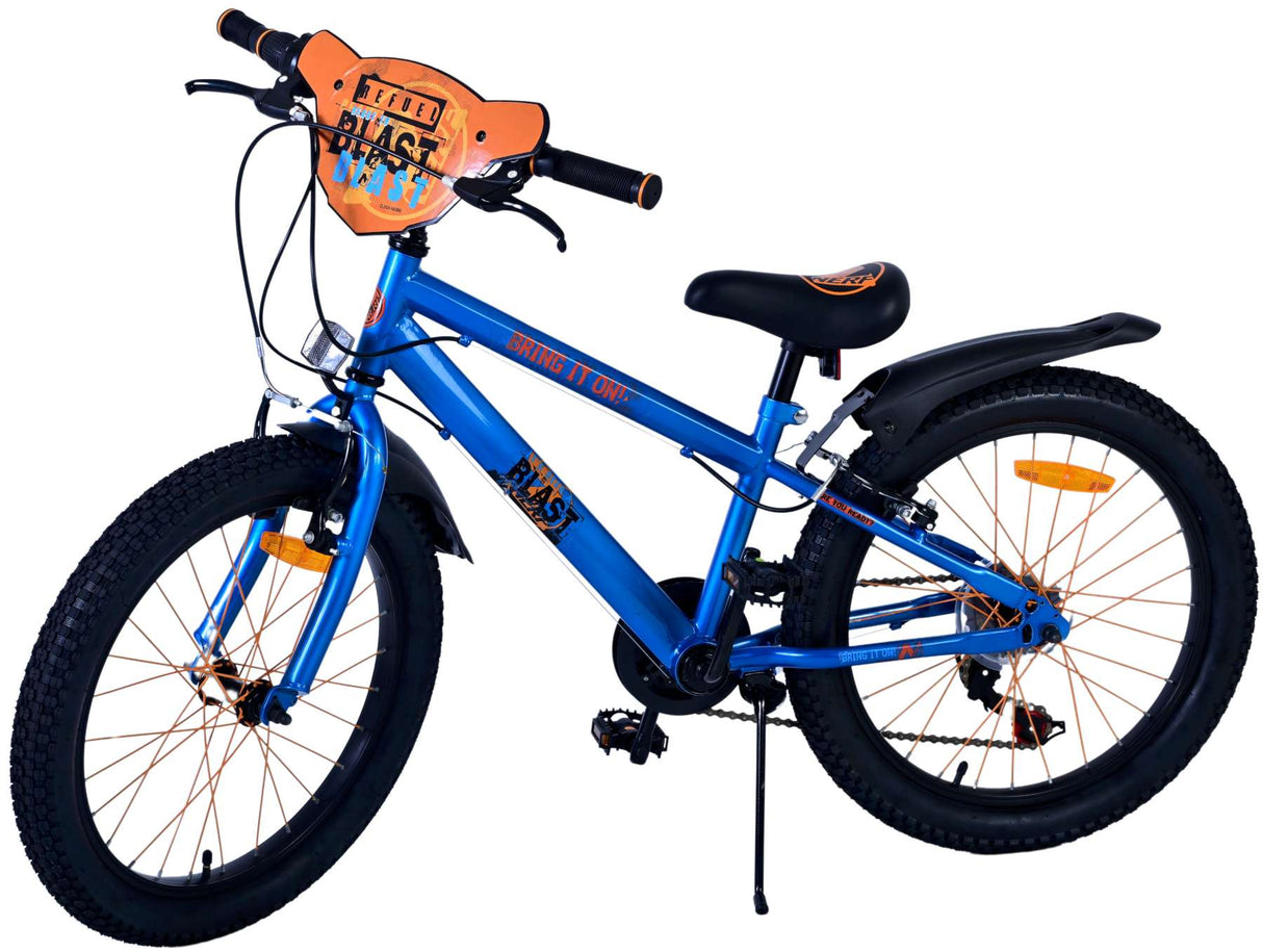 NERF Kinderfiets Jongens 20 inch Satijn Blauw 6 Speed