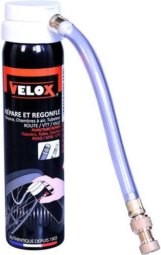 Spray Velox może -naprawić rower Tyerepair 125 ml