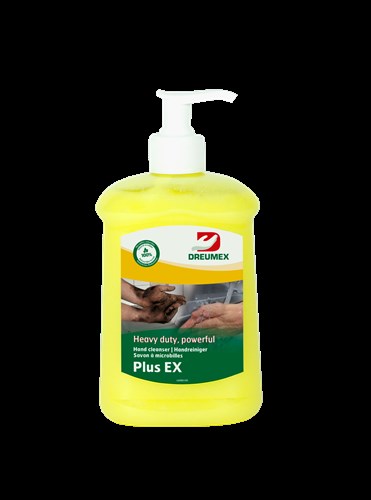 Dreumex soap yellow plus 500g bottle with pump