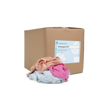 box A 10 kg cleaning cloths colorful tricot