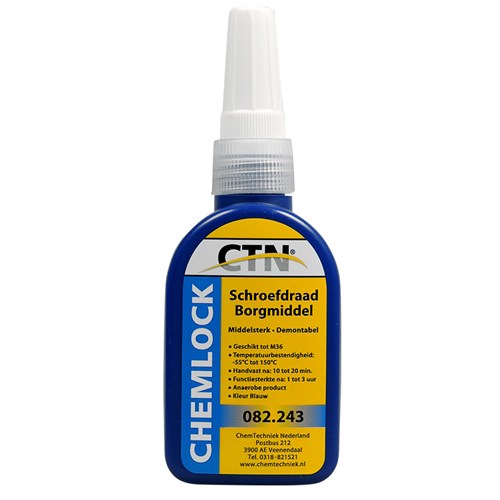 Loctite CTN 243 Blue Medium Strength Threadlocker 50ml