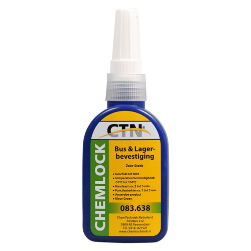Loctite CTN 638 Green Very Strong Threadlocker 50ml