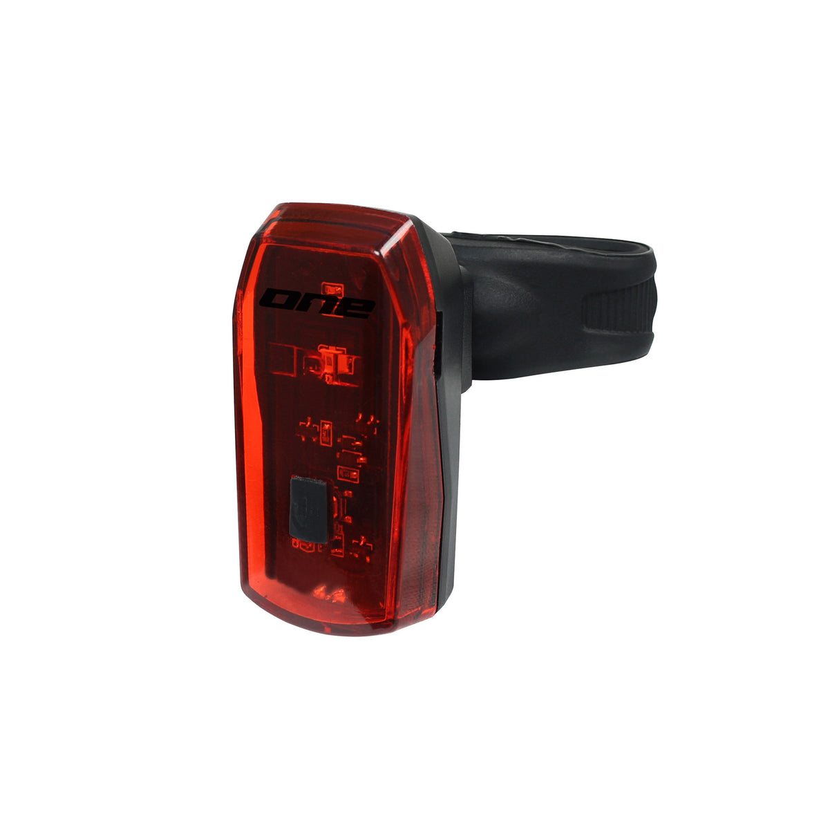 One r.light 10 rear light with silicone attachment 6 lumen black