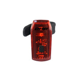 One r.light 10 rear light with silicone attachment 6 lumen black