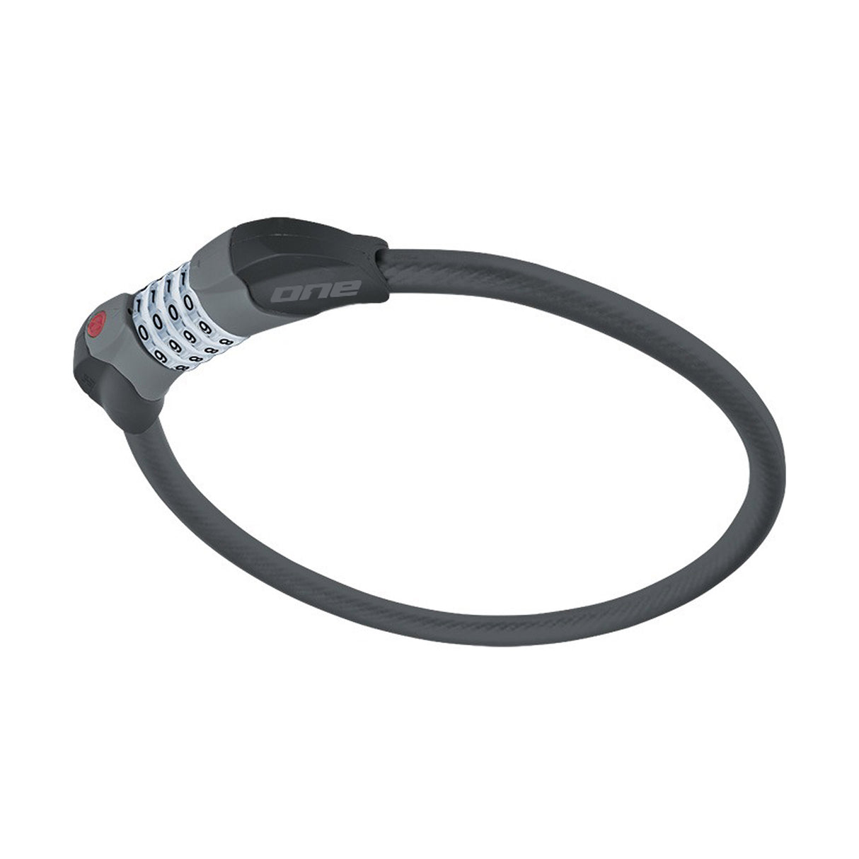 One cable combination lock 15.80 15mm 80cm black gray