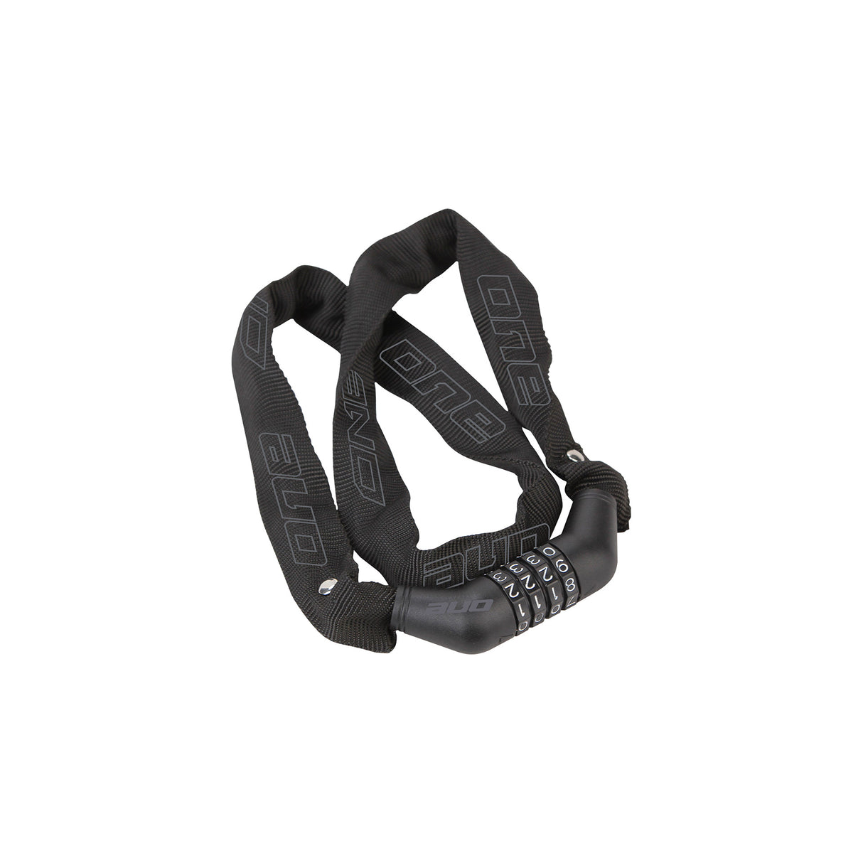 One chain combination lock 4.90 4mm 90cm black gray