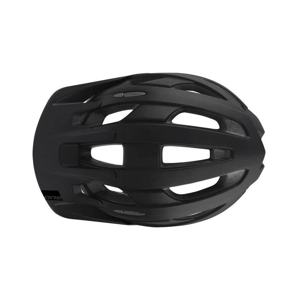 One helmet trail pro s m (55-58) black gray
