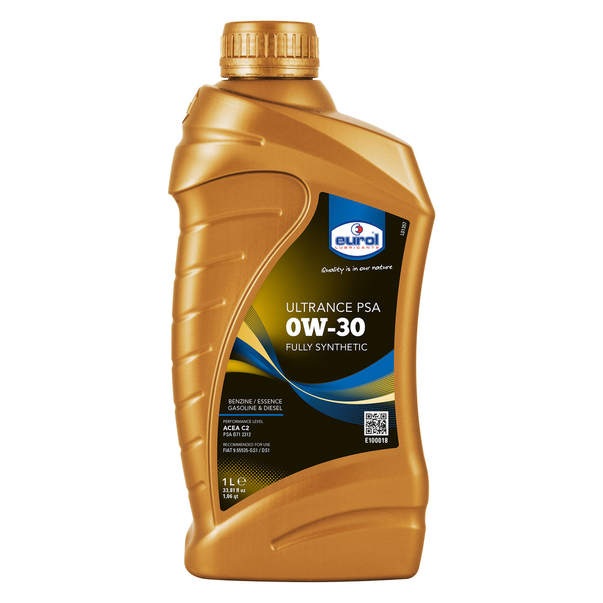 Eurol Ultrance motorolie PSA 0W30 C2 1-liter E100018