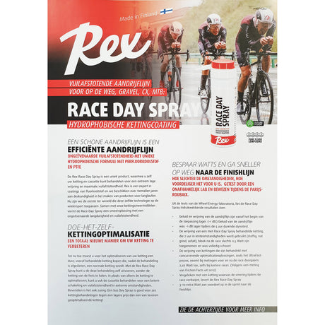 Rex Race Day Spray Hydrophobic Chain Coating 40ml