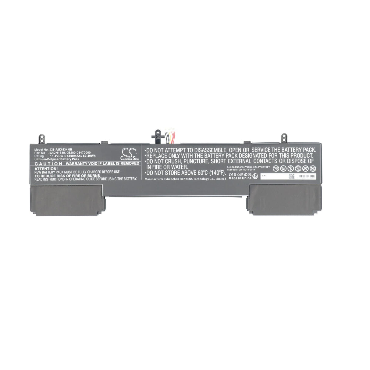 Bateria do laptopa 4500mAh