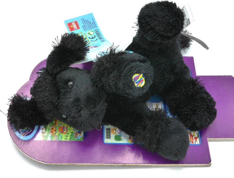 Webkinz plush dog black 18 cm long