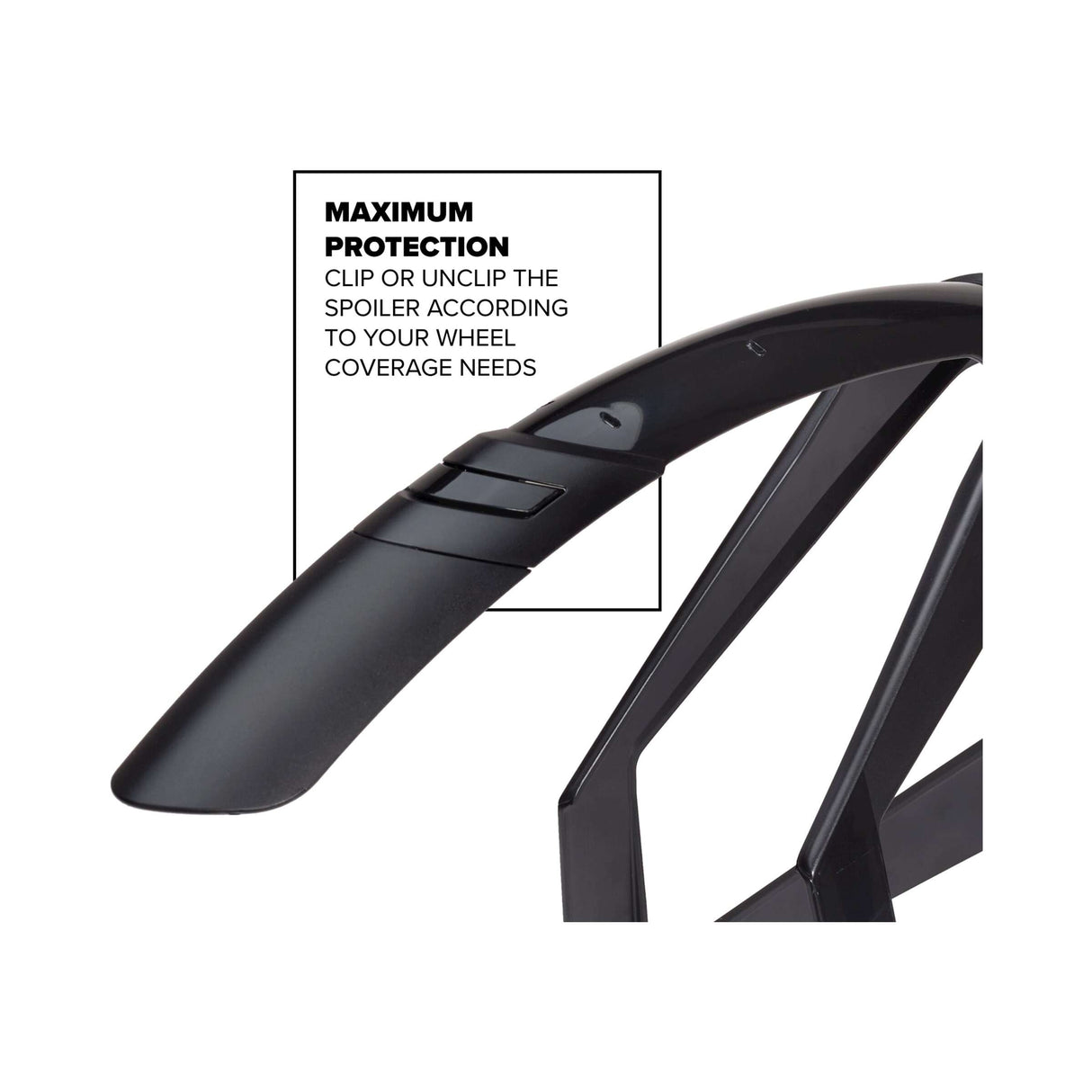 Polisport Fender Set 28 g -Mud 50 mm - czarny
