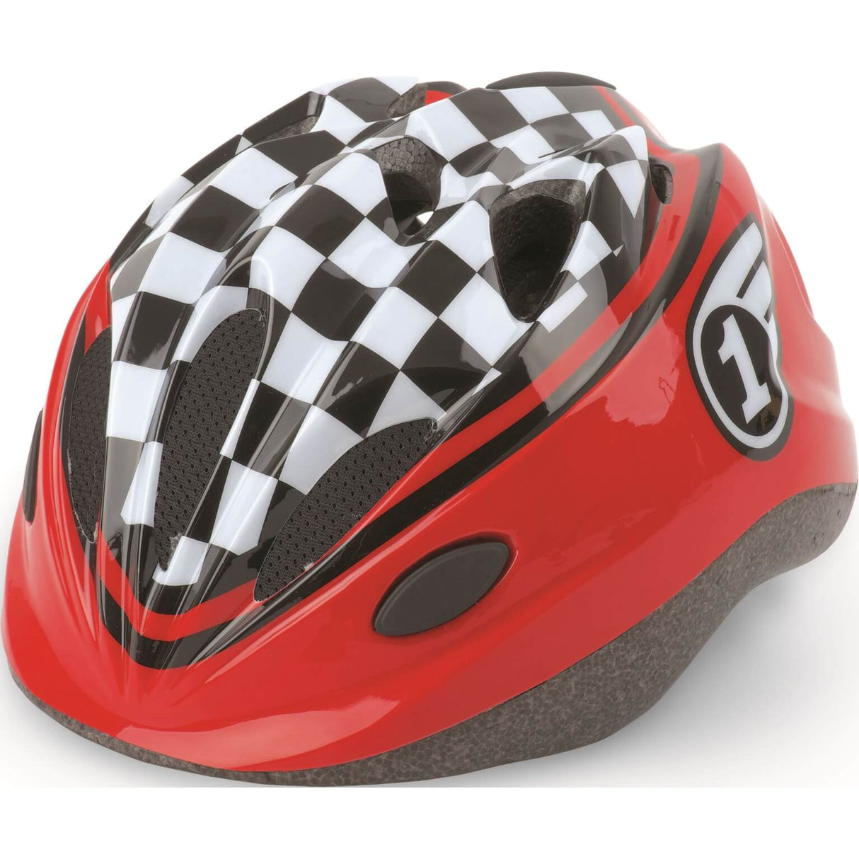 Polisport KinderHelm Race. Dimensione: XS (46 53 cm), colore: nero rosso