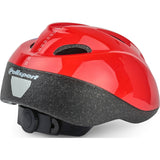 Polisport Kinderhelm Race. maat: XS (46 53 cm), kleur: rood zwart