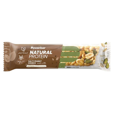 Proteína natural Powerbar (18 x 40gr) - crocante de amendoim salgado
