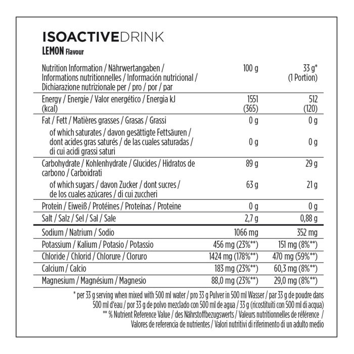 Power bar isoactive 600g