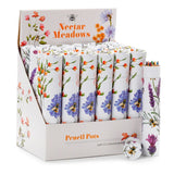 Nectar meadows - large drawing tube 12 colored pencils