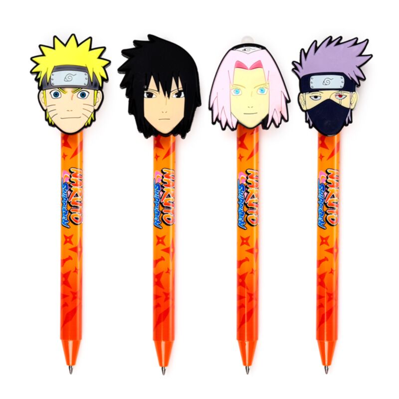 Union inkredible erasable pen with pvc naruto topper